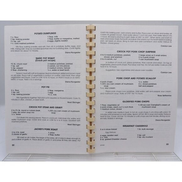 Spencerville E.M.S. 1993 "From Our Kitchens" Spiral-Bound Community Cookbook - Picture 5 of 6